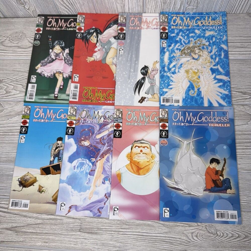 Oh My Goddess! Comics #88-95 Learning to Love & Traveller, Dark Horse 2002-03